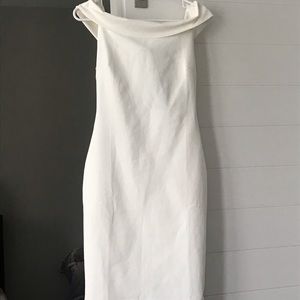 Off The Shoulder White Dress